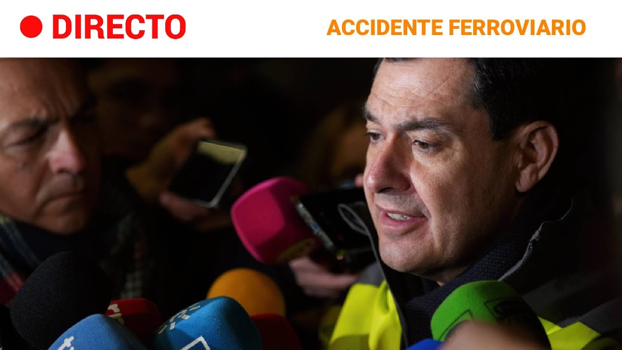 DIRECTO | JUANMA MORENO sobre el DESCARRILAMIENTO DE TRENES EN ADAMUZ: 