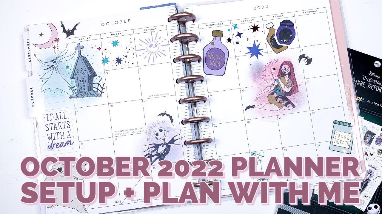 October 2022 Planner Setup and Plan With Me