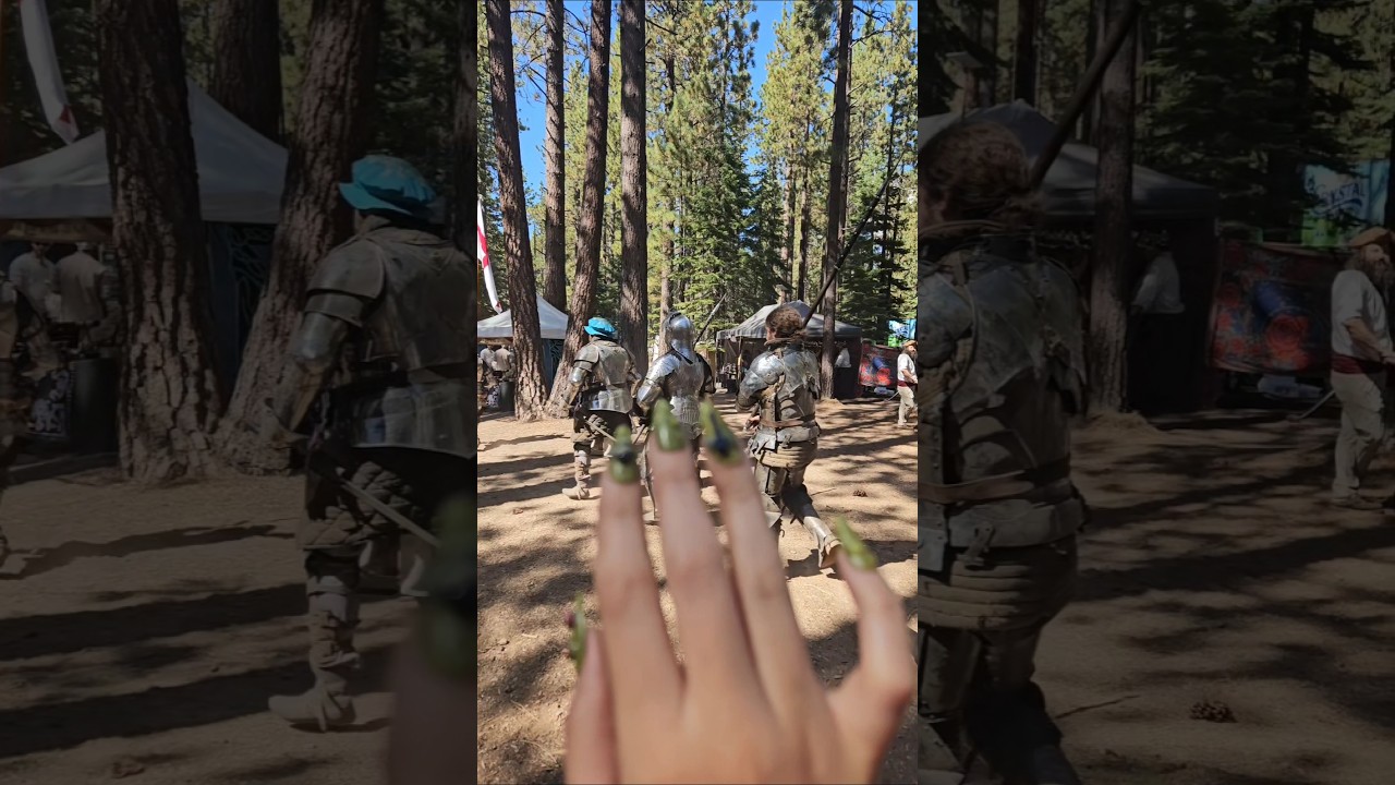 Sounds of the Ren Faire (but tingly) 🏰✨️ #satisfying #relaxing #asmr
