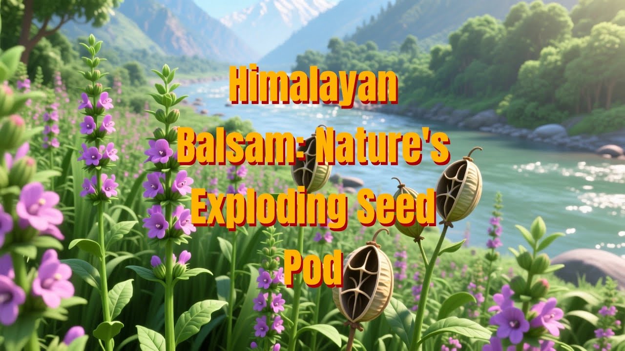 Himalayan Balsam: Nature's Exploding Seed Pod.