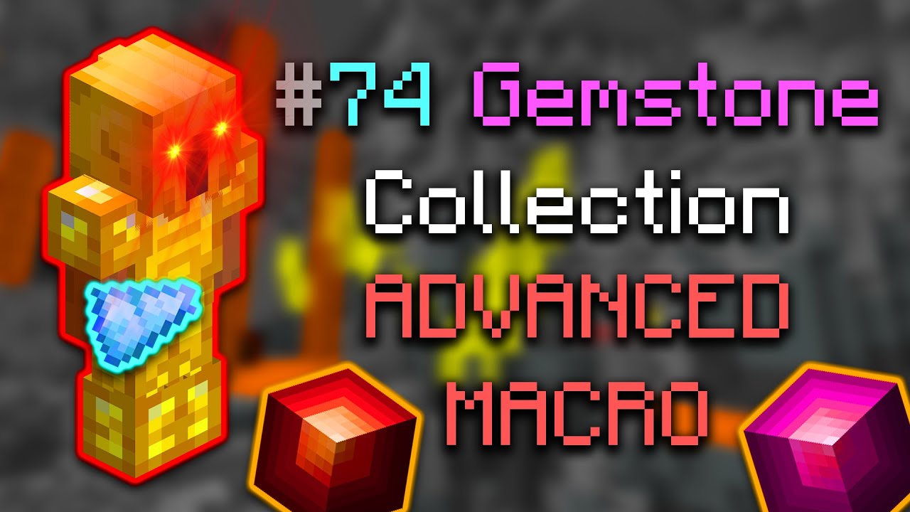 BLATANT Gemstone Macroer (верхняя часть таблицы лидеров) | LIVE Minute Macro | Hypixel Skyblock