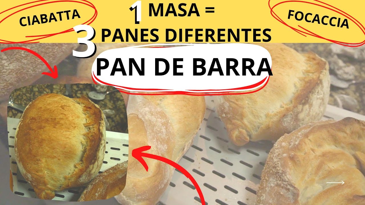 1 MASA = 3 PANES | Como hacer un PAN DE BARRA con SEMILLAS | Muy Rico