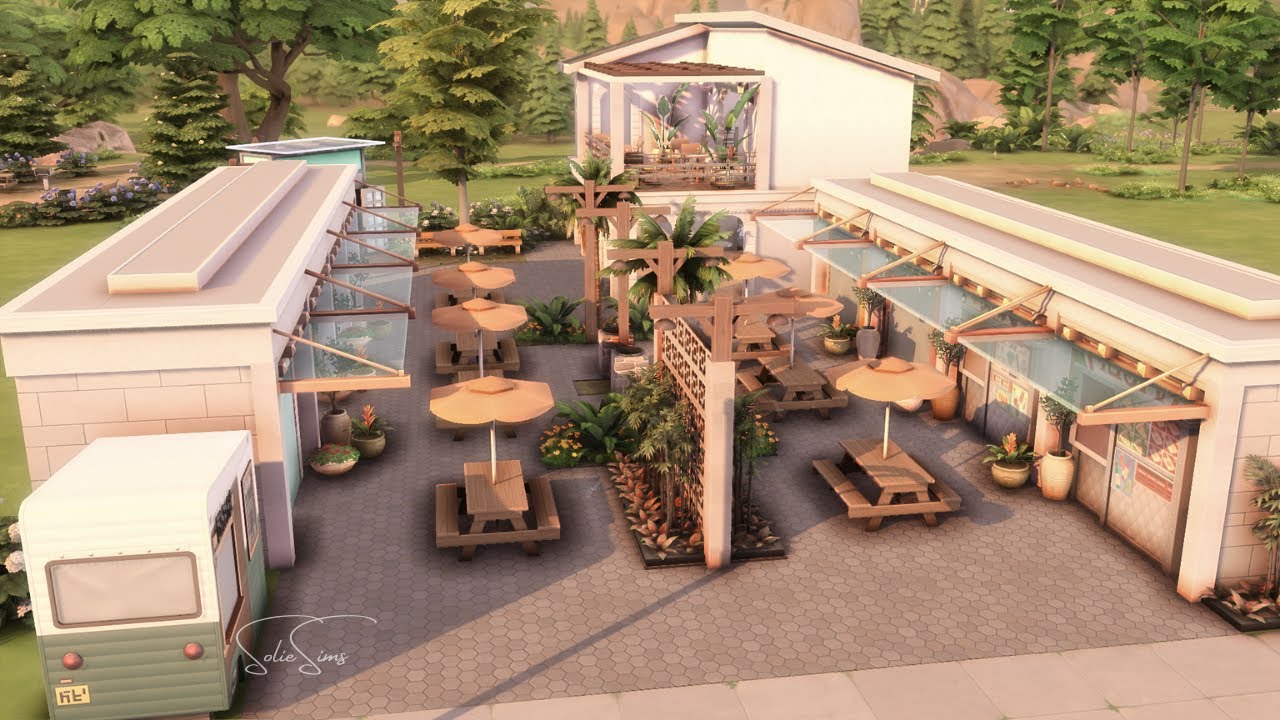 Food Park The Sims 4 build
