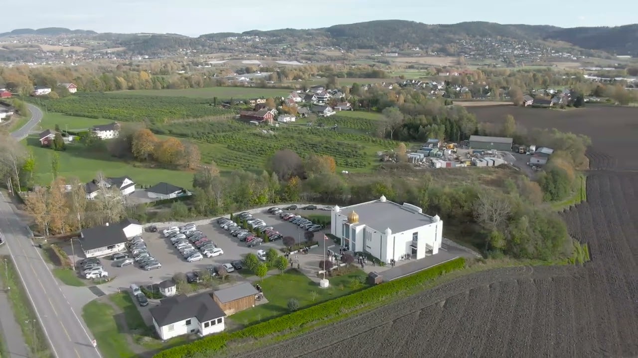 Sri guru nanak niwas | Gurdwara | Lier Drammen Norway | Drone View