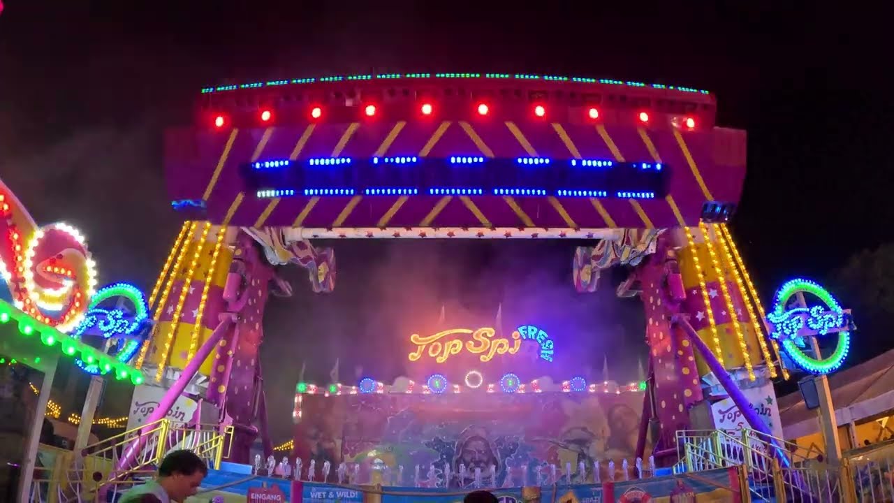 Top Spin Fresh - Decker-Schaak (Offride) / Bad Kreuznacher Jahrmarkt 2024 / Kirmes Fahrgeschäft HUSS