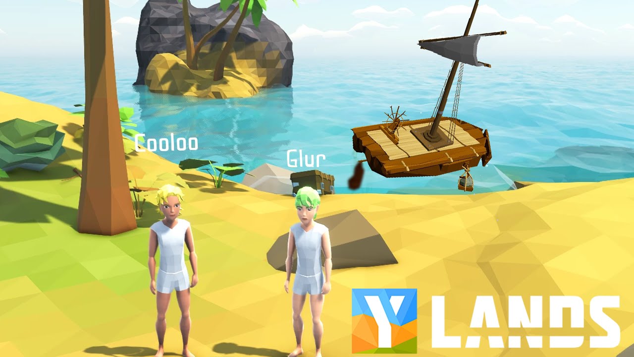 Building a PRIMITIVE SHIP In YLANDS With COOLOO?!? (Multiplayer Ylands Roleplay | Ep #1 | w/Coolboy)