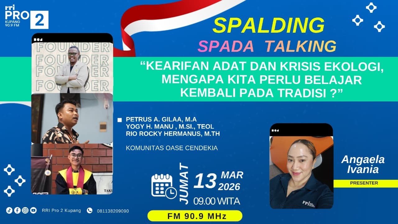 [LIVE] SPALDING “KEARIFAN ADAT DAN KRISIS EKOLOGI, MENGAPA KITA PERLU BELAJAR KEMBALI PADA TRADISI”