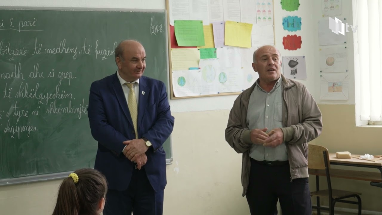 Shabani viziton shkollën në fshatin Skifteraj të Vitisë