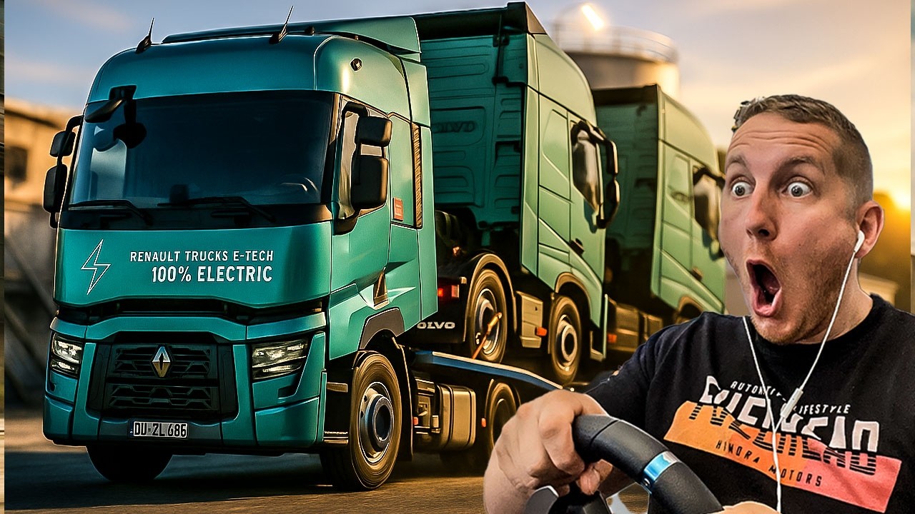 Im vollelektrischen RENAULT E-TECH LKW mit 1400 PS durch Europa! ⚡ ETS 2 Speedrun | Folge 7