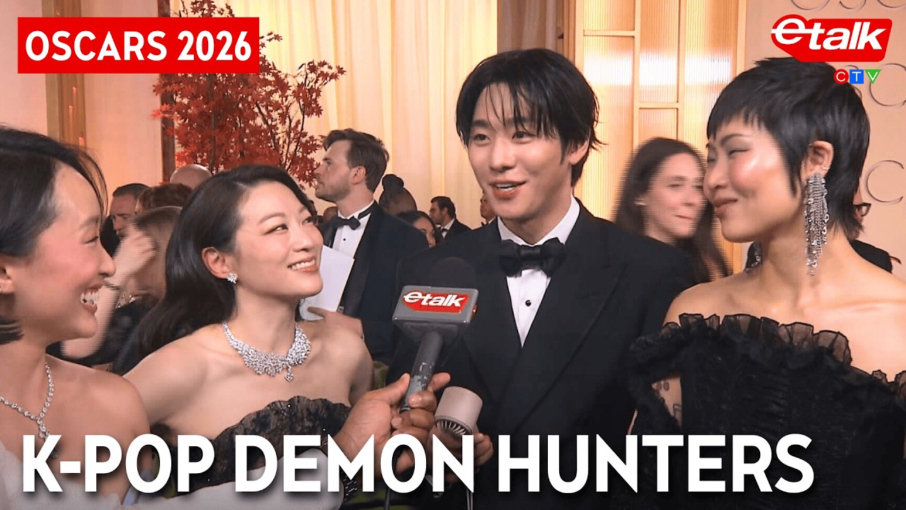 Ahn Hyo-seop and the cast of ‘KPop Demon Hunters’ on the film’s Oscar nominations | Red Carpet