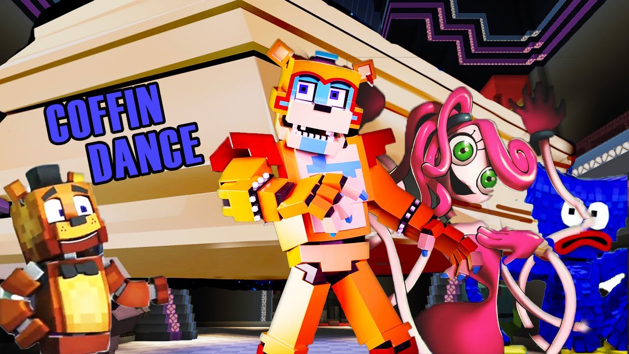 FNаF Security Breach and Poppy Playtime Minecraft - Coffin dance ( COVER )