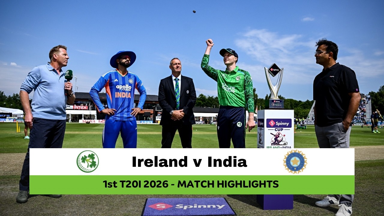Ireland v India | 1st T20I, 2026 | Match Highlights | Ireland Won by 34 runs