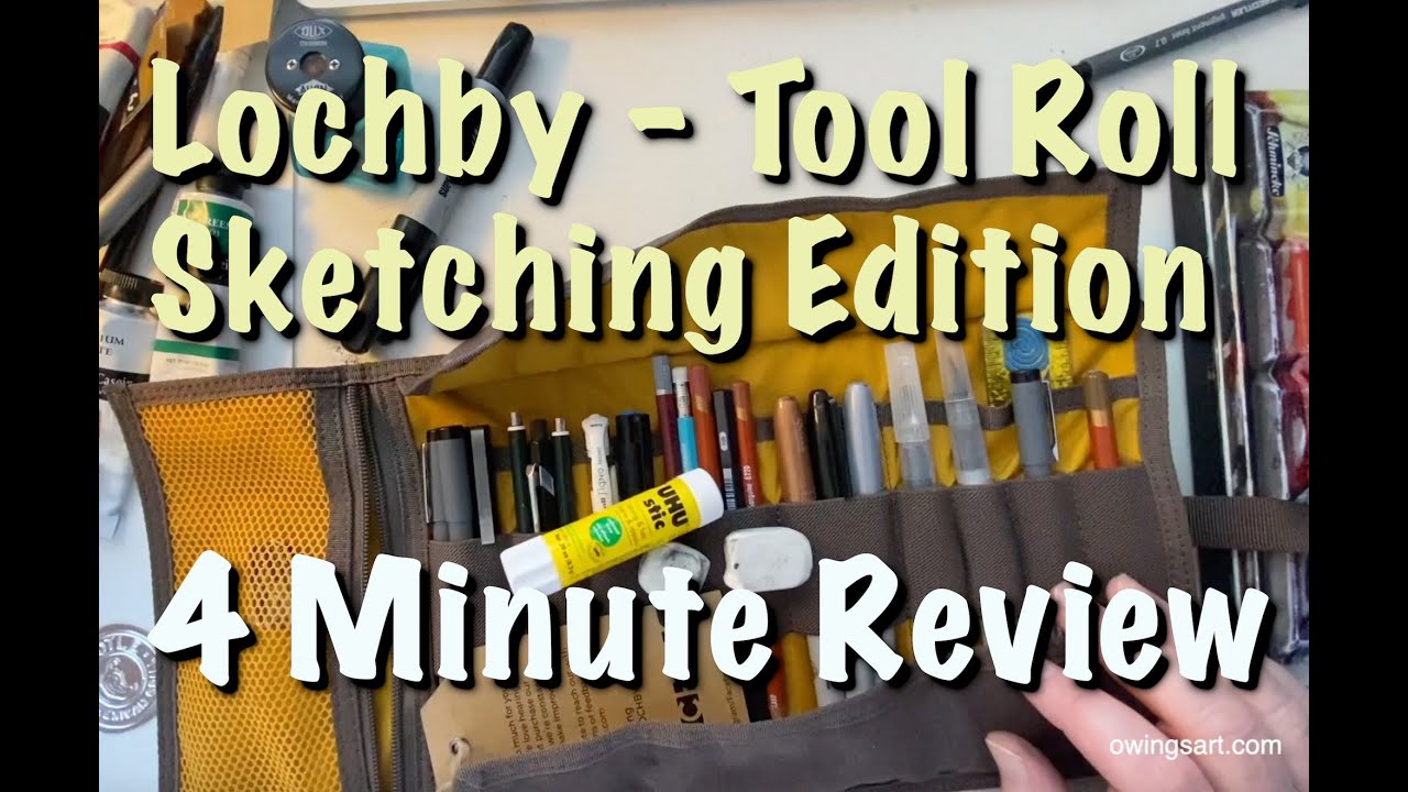Lochby Tool Roll - Sketching Edition