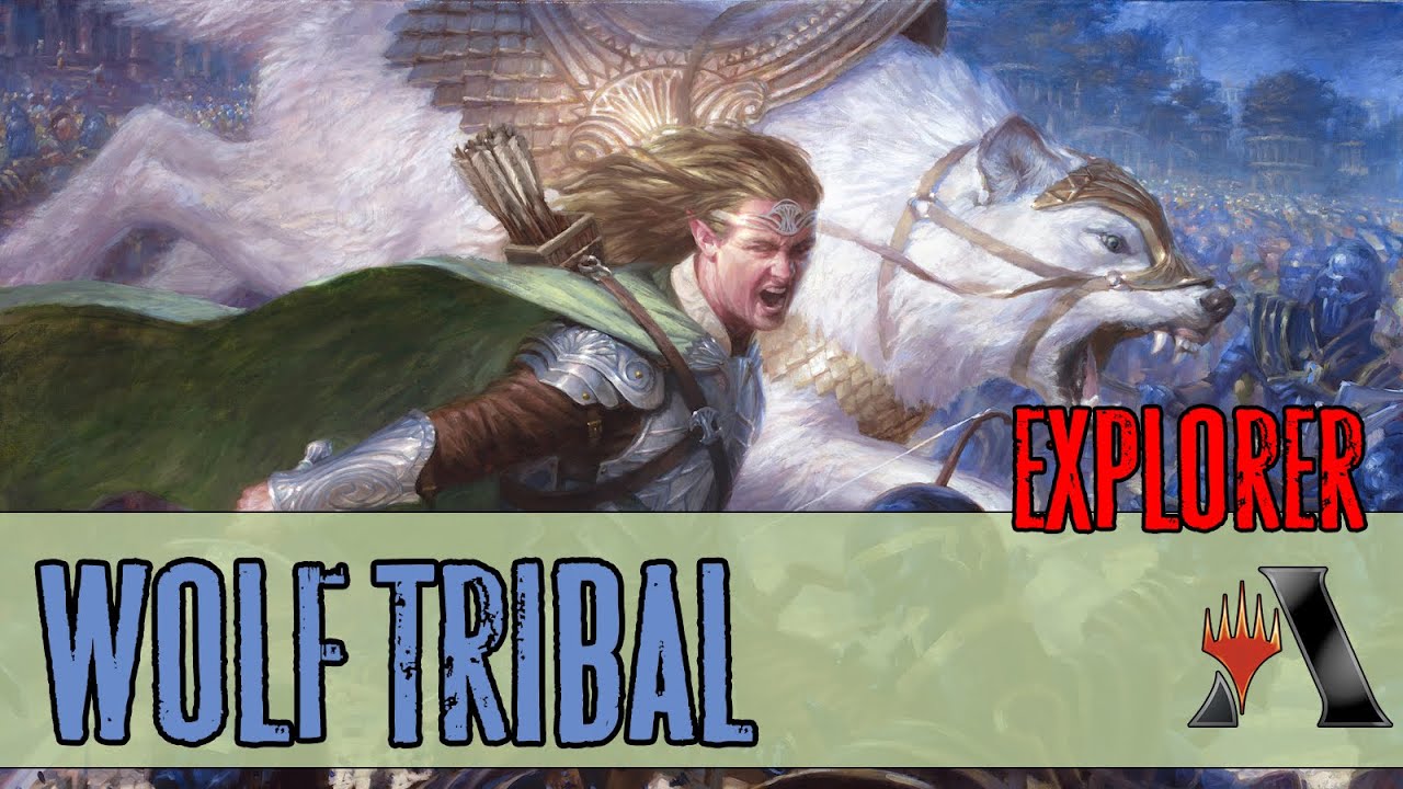 Исследователь! Одинокий Волк! MTG Arena Wolf Tribal Explorer!