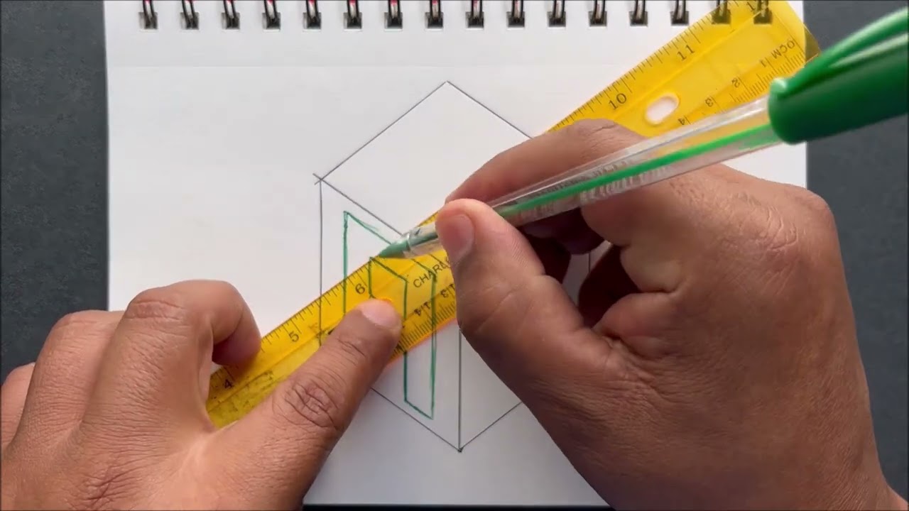 Cómo dibujar letras en bajo relieve