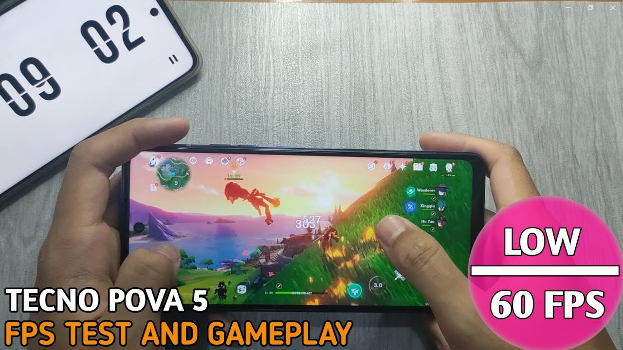Tecno Pova 5 Mediatek Helio G99 Genshin Impact Gameplay | Low 60 Fps