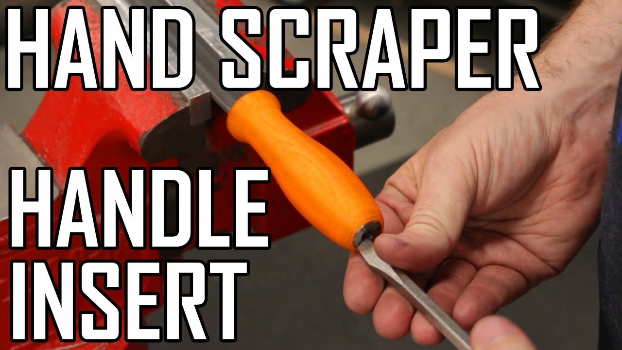 Hand Scraper Part 7: Making the Handle Insert and Engraving