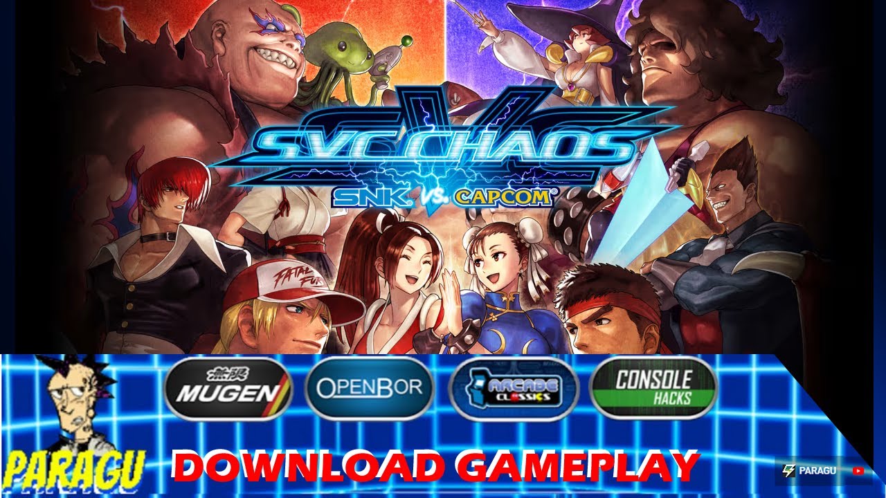 SNK VS Capcom Chaos Super Plus HACK de Arcade [DOWNLOAD GAMEPLAY]