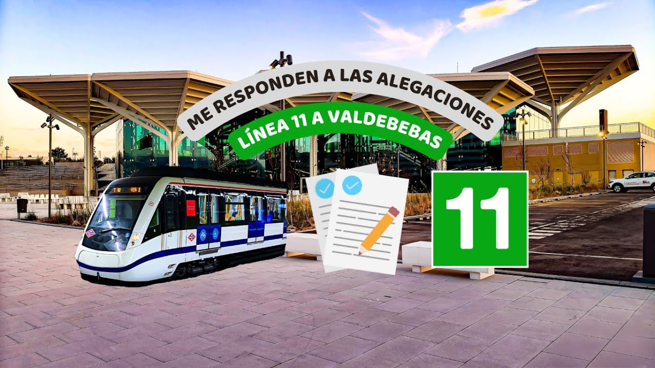 Me responden a las alegaciones que presenté sobre el proyecto de la L11 a Valdebebas