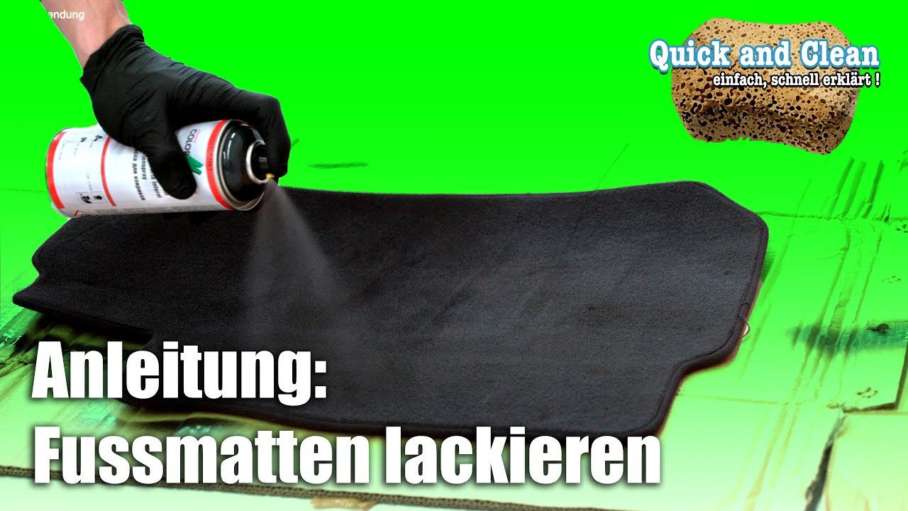 Teppiche & Fussmatten nachf&auml;rben | Produkttest Color Matic Teppich-Farbspray | Lvl 1 - f&uuml;r Anf&auml;nger