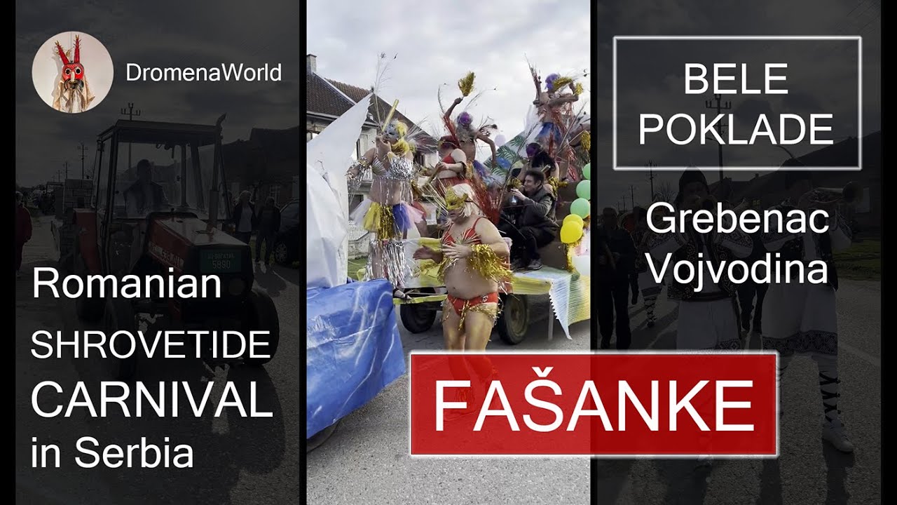 Fa&scaron;anke Carnival 2024 | Shrove Monday Celebration in Grebenac, Vojvodina, Serbia