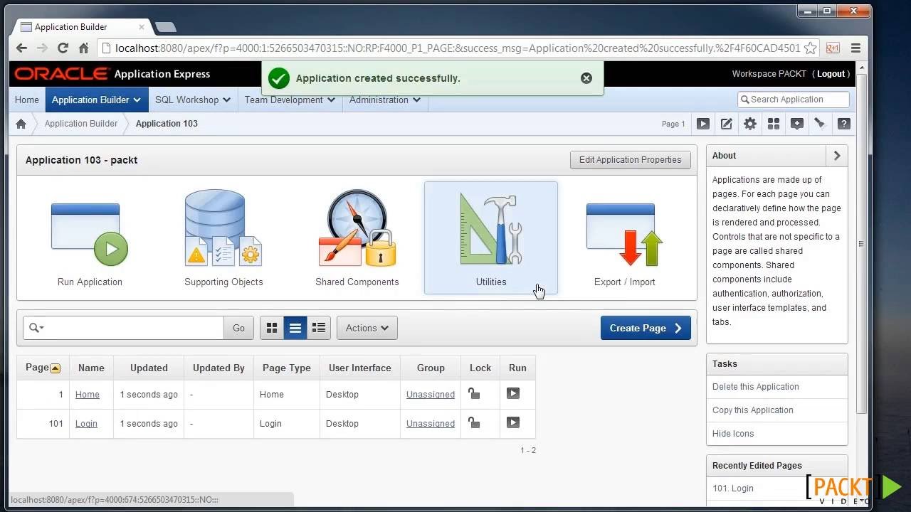 Oracle APEX - Creating Your First Application