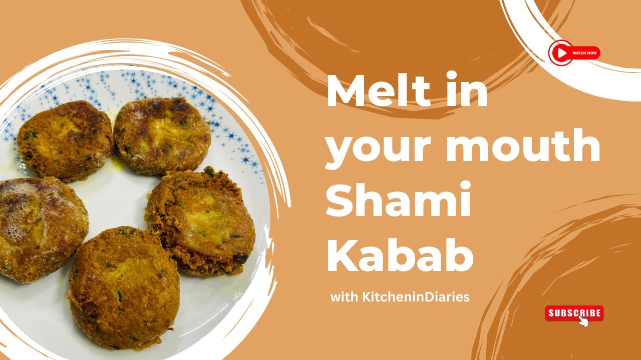 Homemade Shami Kabab That Melts in Your Mouth 🤤 | Simple Kitchen Recipe| KitcheninDiaries