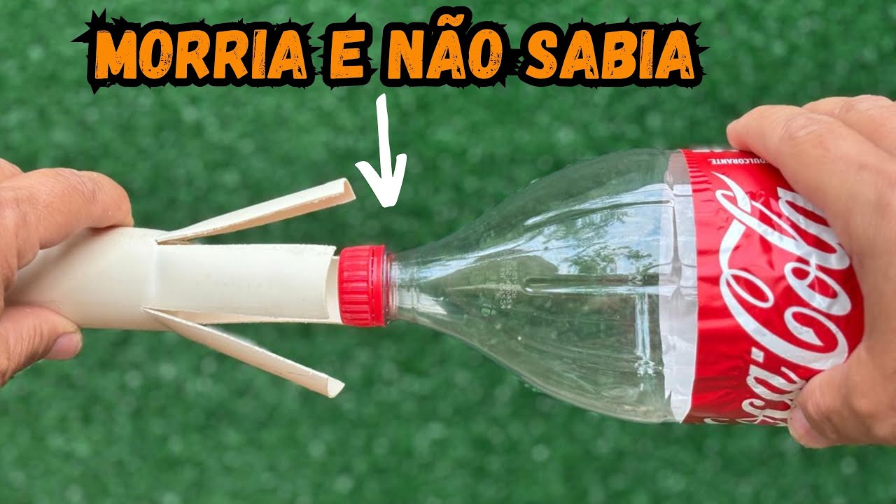 É SÓ COLOCAR A GARRAFA PET NO CANO PVC. VOCÊ VAI FICAR SURPRESO COM O RESULTADO…