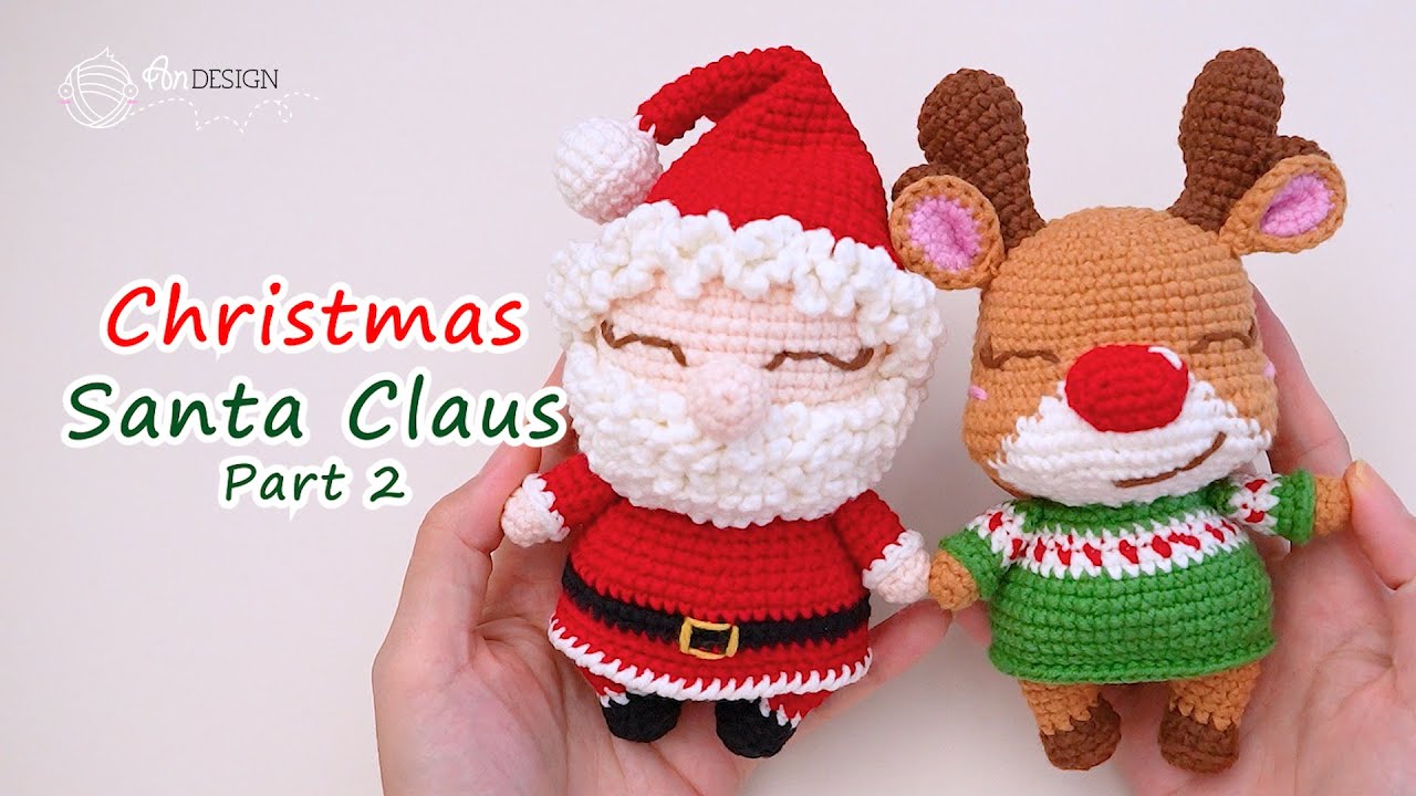How to Crochet Santa Claus: Festive Christmas Craft Tutorial– Part 2