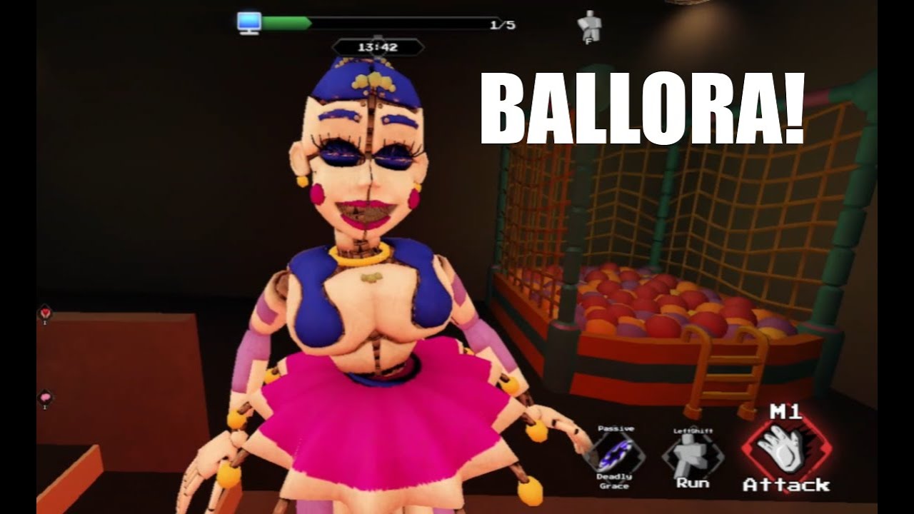 New Animatronic Ballora Gameplay - Five Nights Hunted
