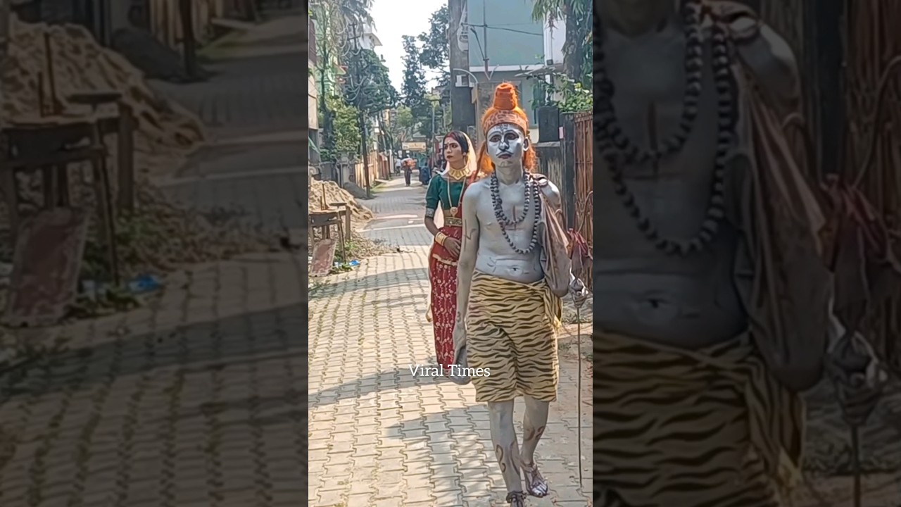 Shiv Gauri Nach || Chorok Puja ||#shorts