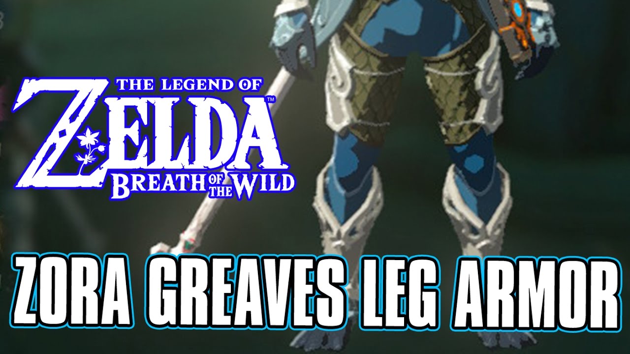 Как найти поножи ZORA - Zelda Breath Of The Wild - Броня Zora