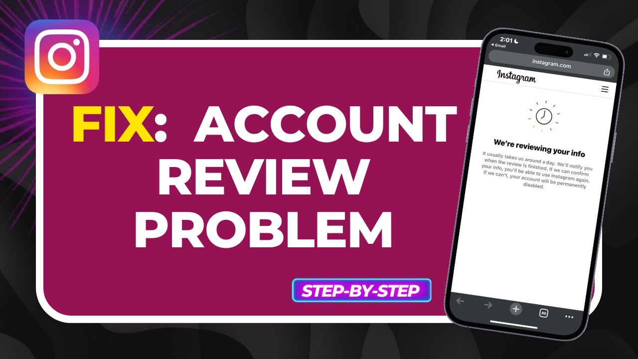 How to Fix Instagram Account Under Review Problem (Step-by-Step Appeal Guide)
