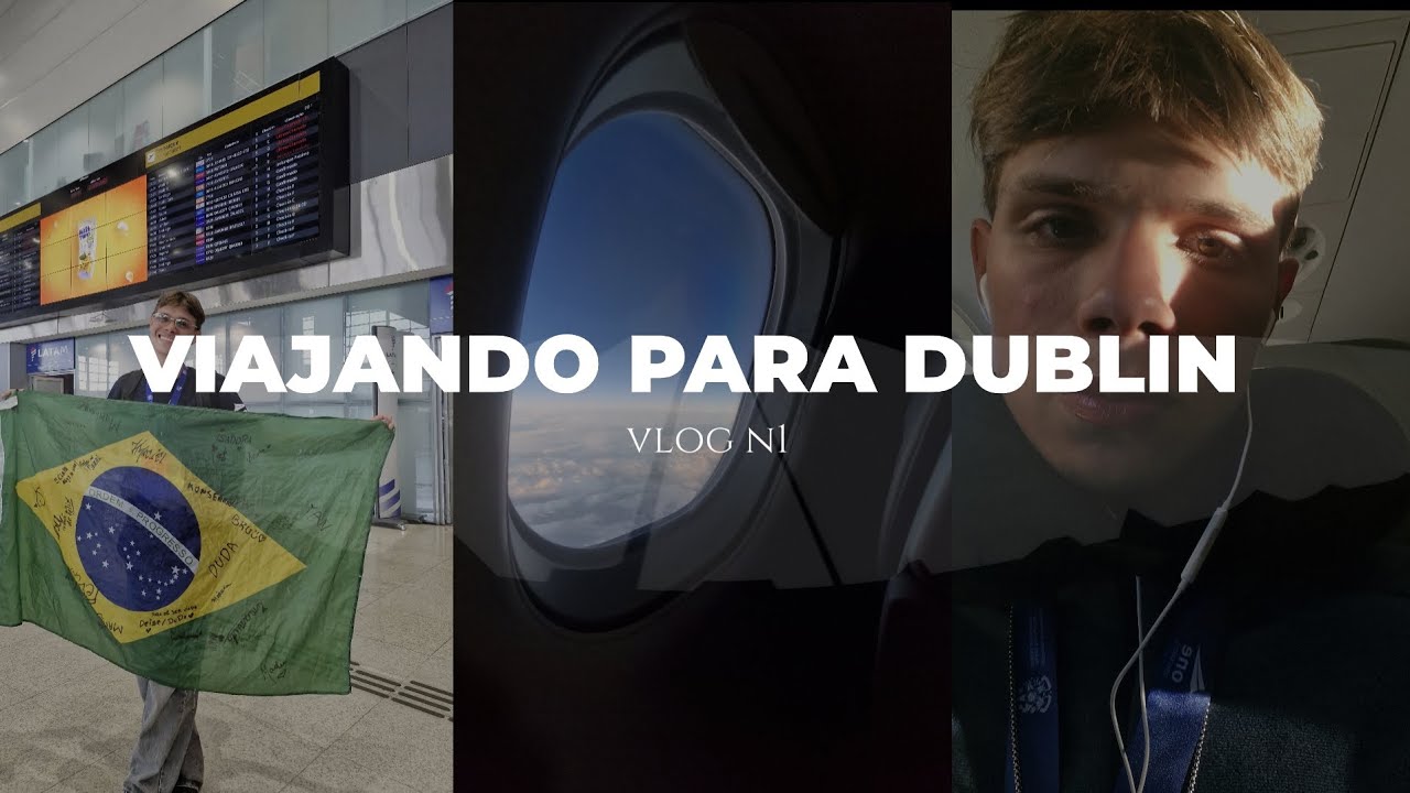 DIÁRIO DE INTERCÂMBIO! | IDA PARA IRLANDA!!! vlog n1.