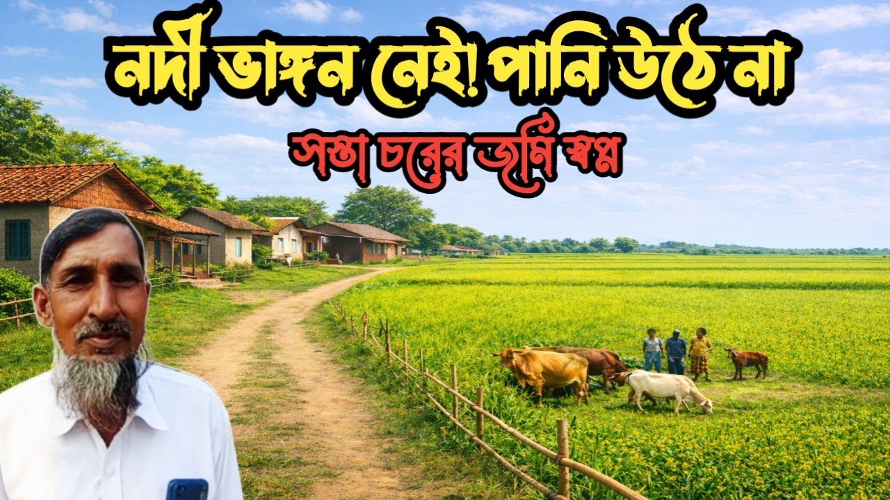 নদী আছে ভাঙ্গন নেই! উচুঁ জমি সস্তা ও খামার বাড়ির সম্ভাবনা! ঢাকার নিকটে যাতায়াত ব্যবস্থা ভালো!Land 