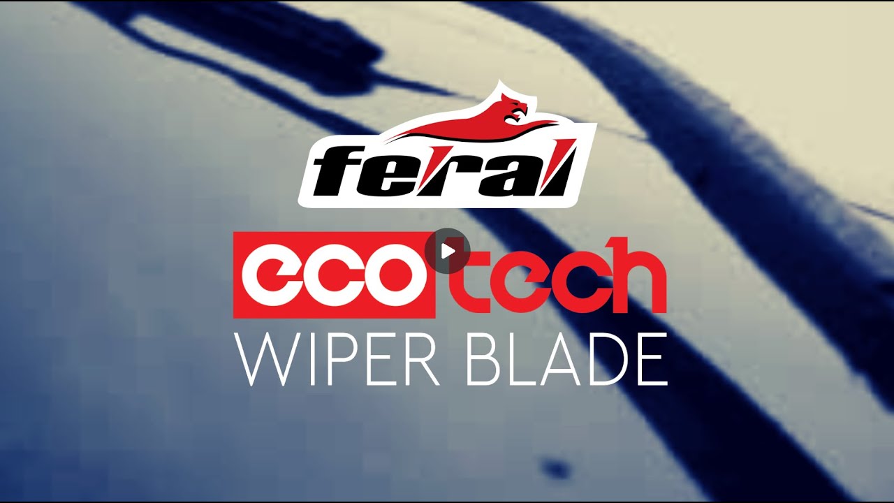Feral Ecotech Υαλοκαθαριστήρες | Multi-Fit Wiper Blade για 99% των Αυτοκινήτων – Εύκολη Τοποθέτηση