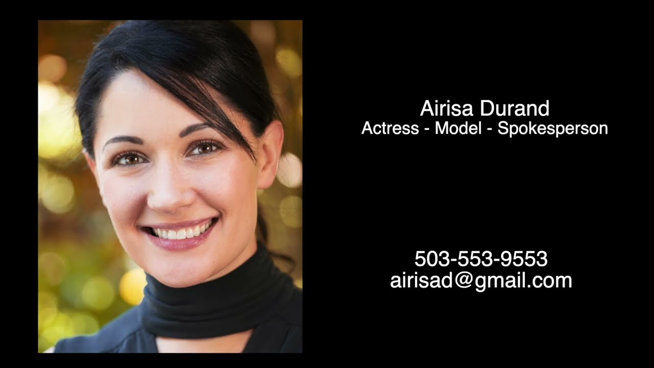 Airisa Durand   Demo Reel 2025