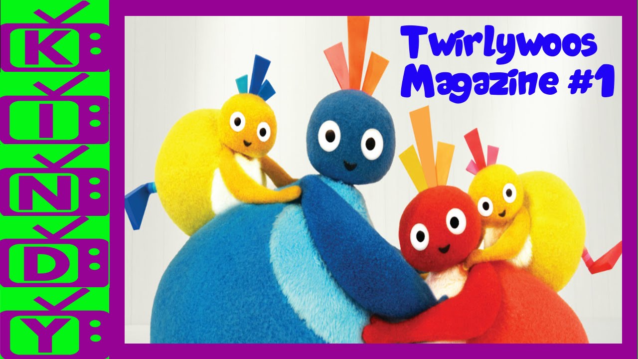 Twirlywoos Magazine. Great BigHoo, Toodloo, Chickedy and Chick learn 