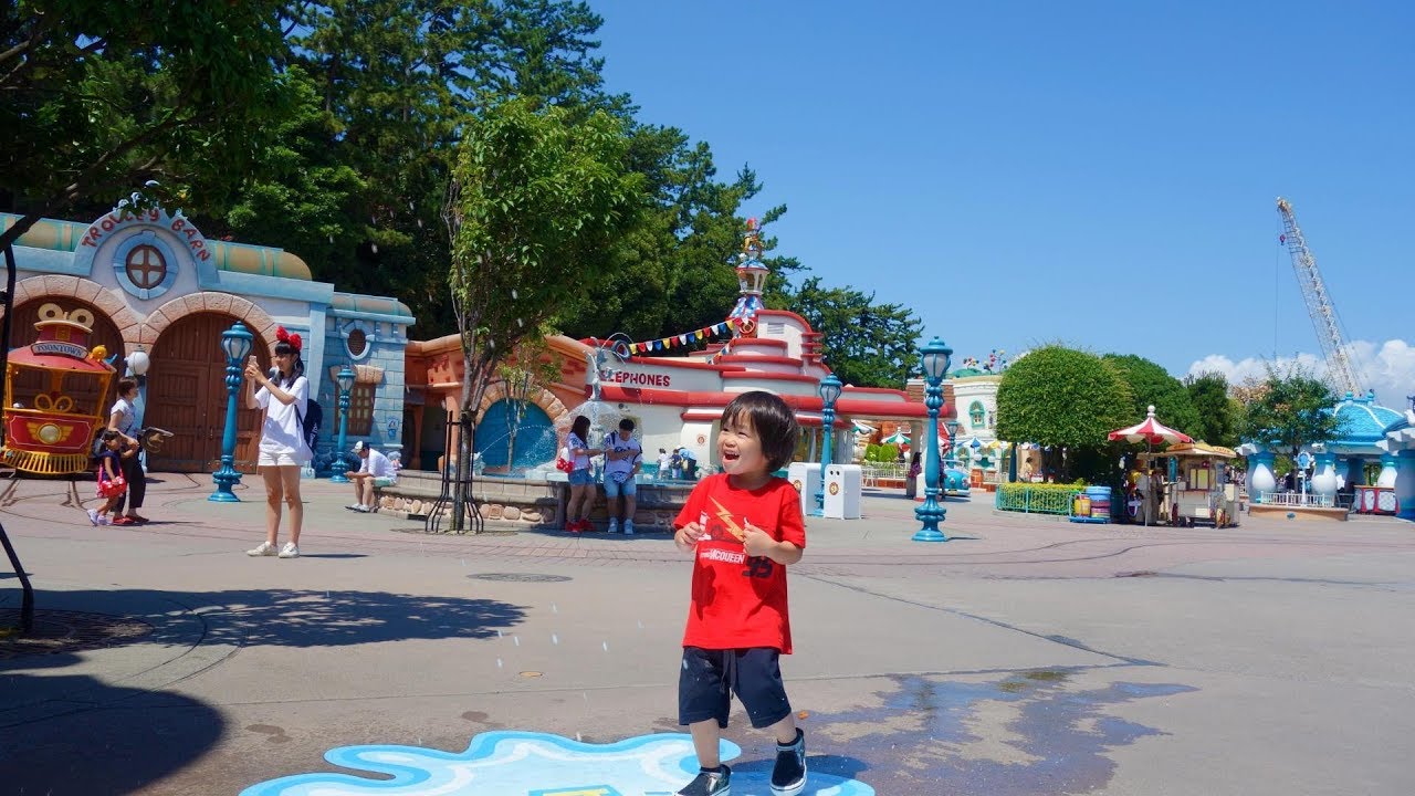 おでかけ 東京ディズニーランドに行ったよpart５！テーマパーク レオ★スマイル