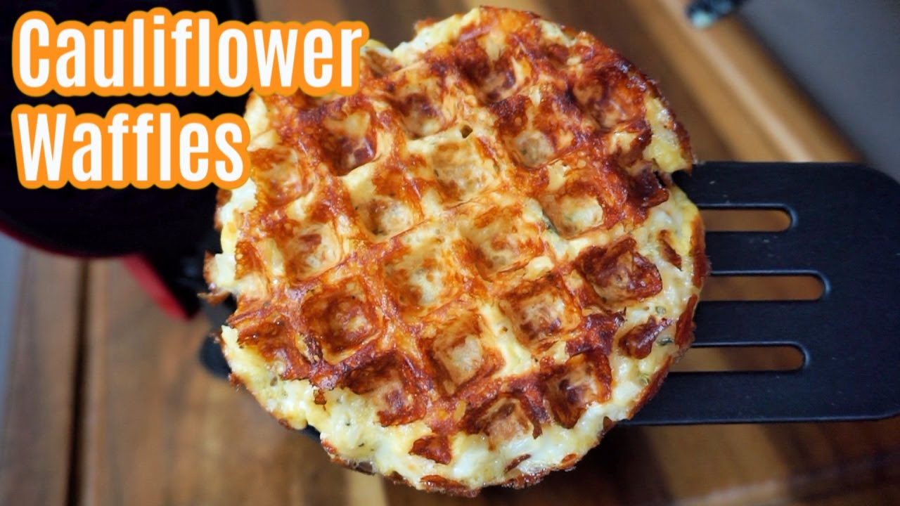 Crispy Cheesy Cauliflower Waffles Recipe | Simple and Delish by Canan