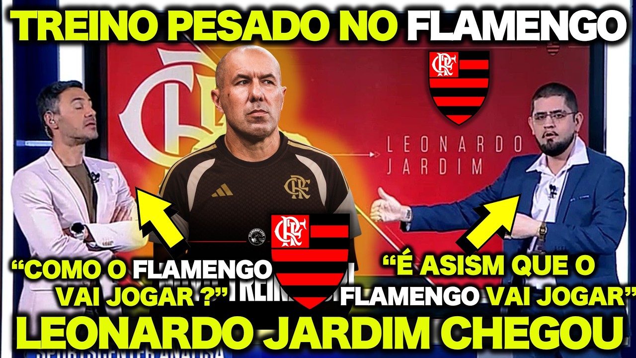TREINO PESADO no FLAMENGO na CHEGADA DE LEONARDO JARDIM ! ÚLTIMAS NOTÍCIAS DO FLAMENGO