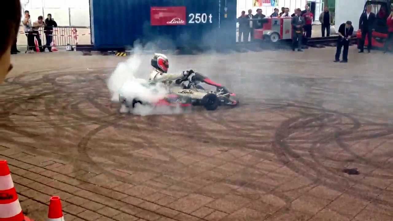 Electric Go-Kart - Donuts & Drifting demo