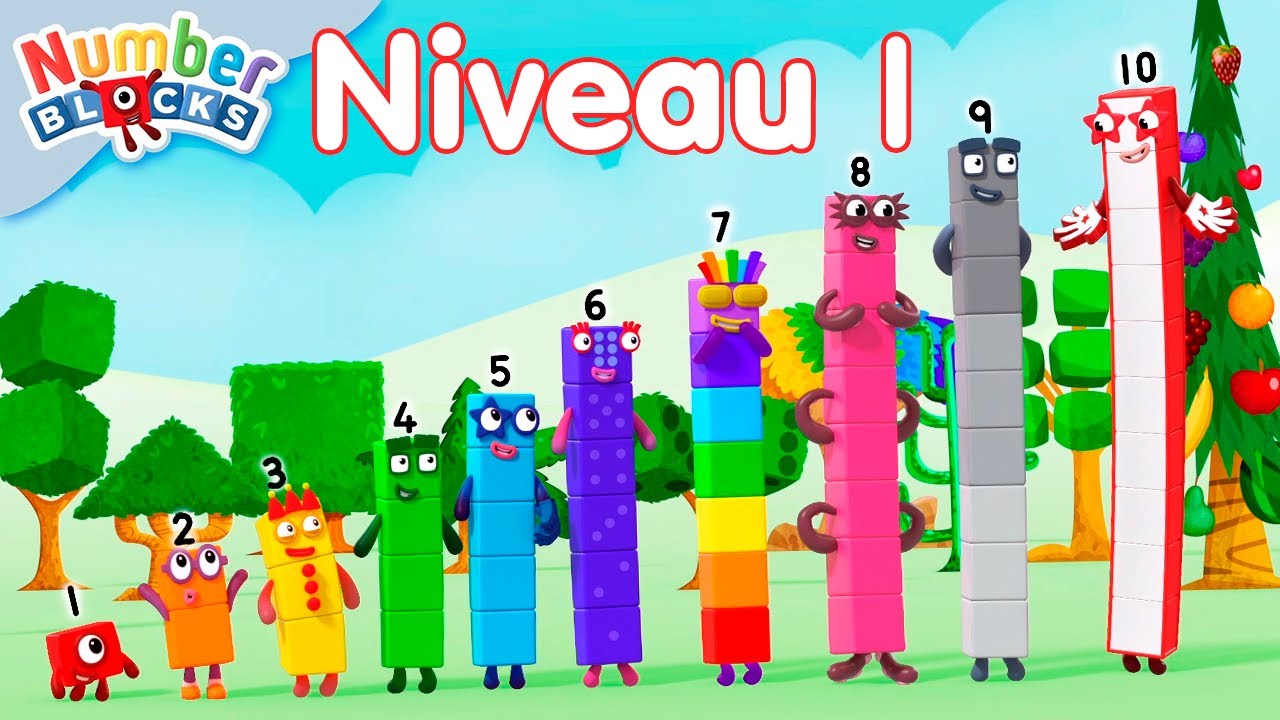 CRÉATION DE NUMBERBLOCKS de 1 à 10 - NIVEAU 1 | Apprendre à Compter | ​Numberblocks en français