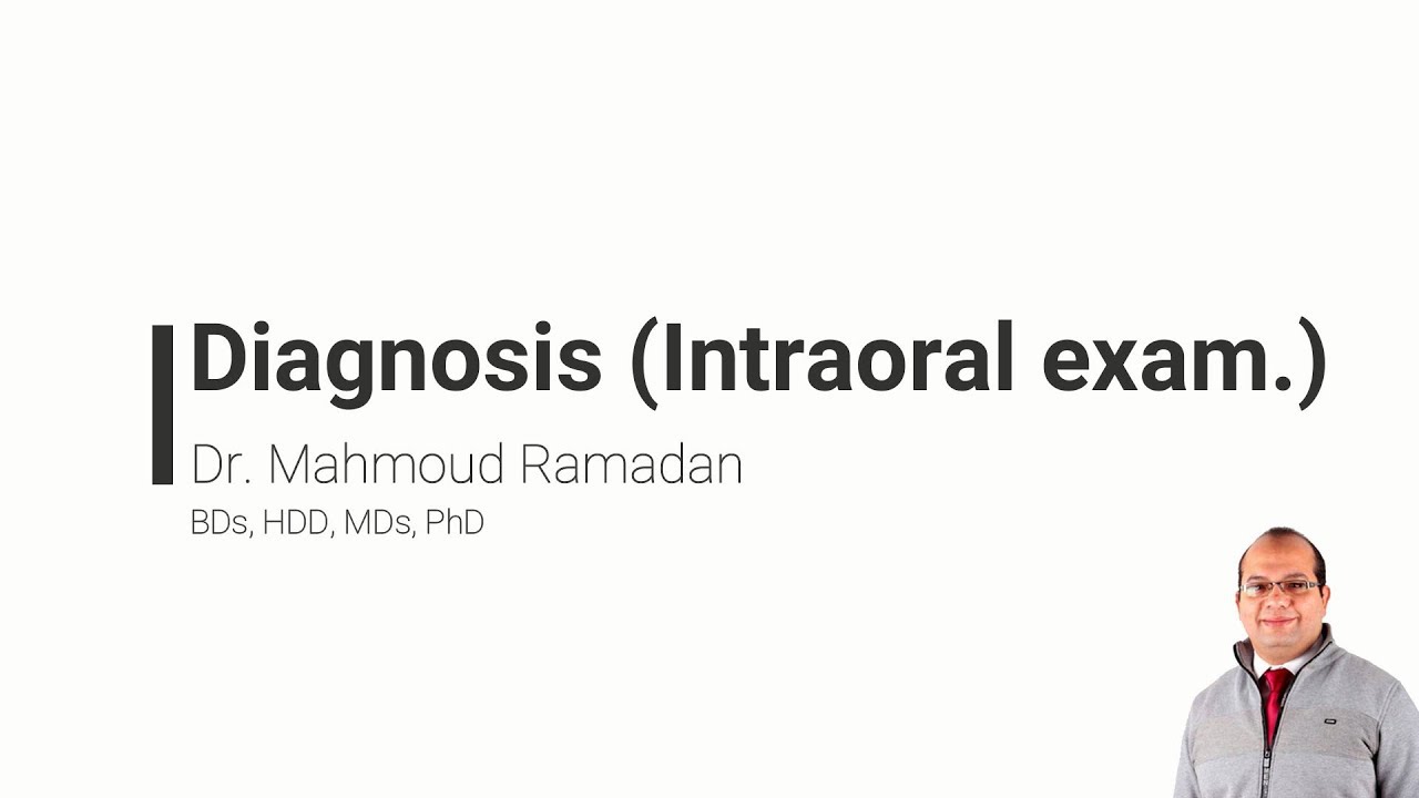 3- Diagnosis in complete denture. Part 3: Intra-oral examination