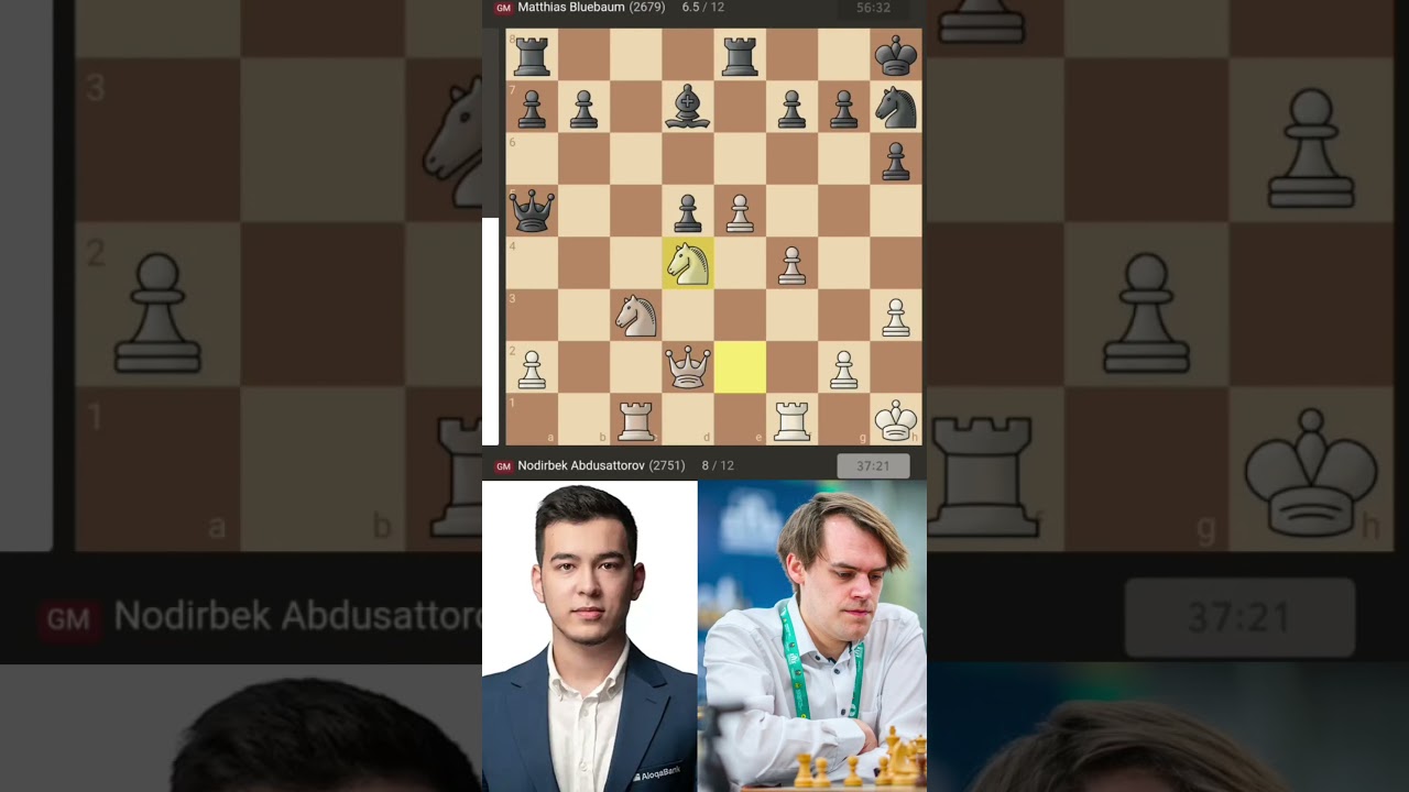Nodirbek Vs Matthias  | Tata Steel Chess Masters 2026