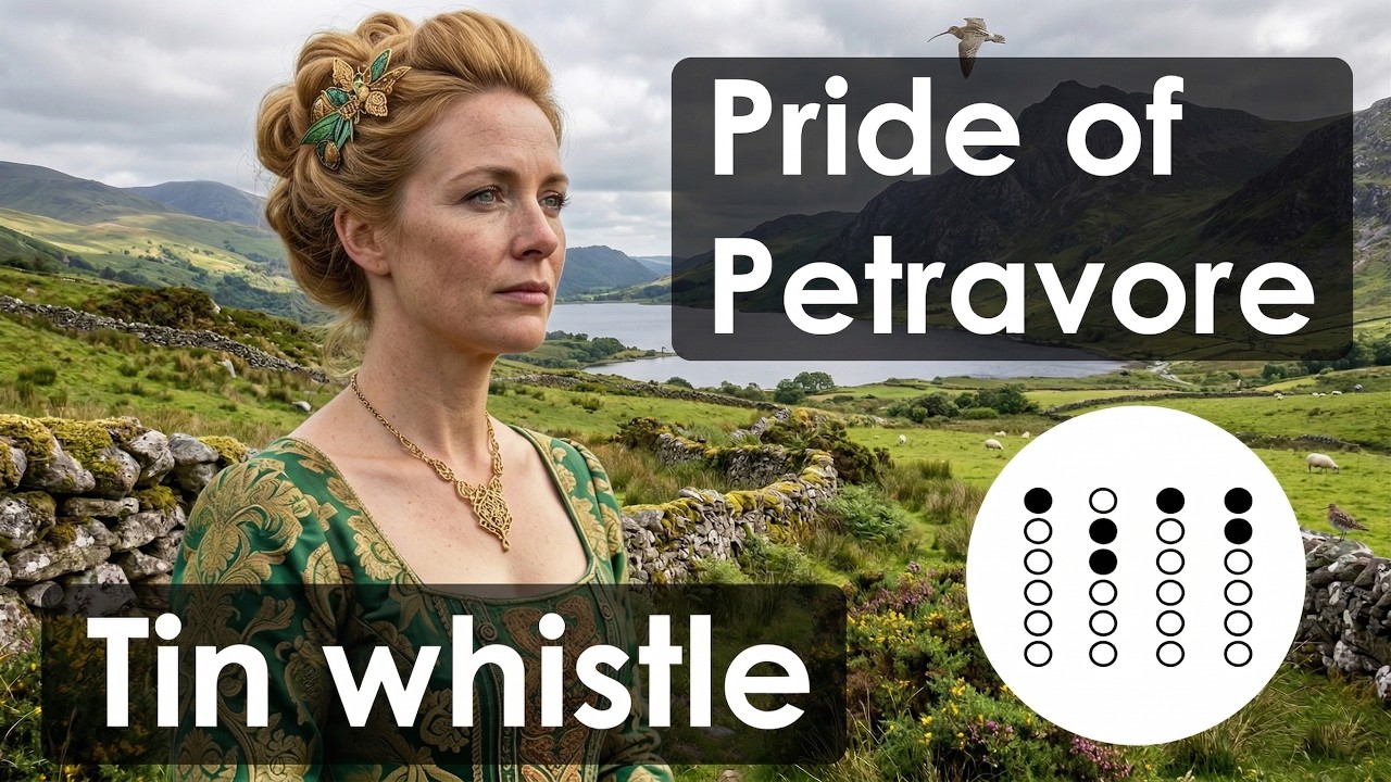 Learn 'Pride of Petravore' on Tin Whistle – Easy Irish Tune with Tabs