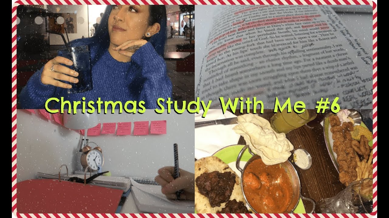 Christmas Holiday Study With Me #6 - 29th December 2017!