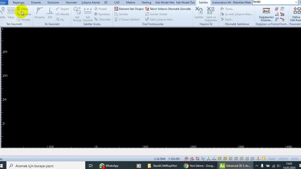 Ders3 PüfNoktası Komut Hangi Menüdedir? (In which menu is the command?)