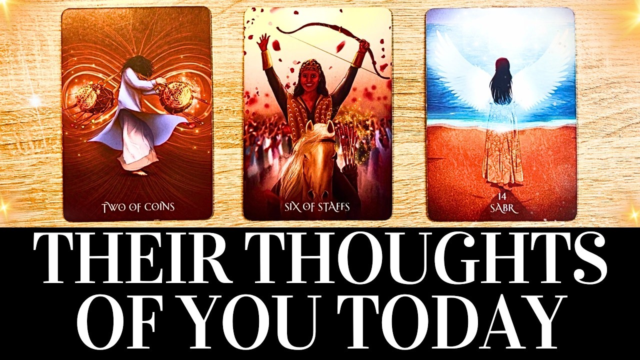 PICK A CARD 🥰🔮 Their THOUGHTS Of YOU Today 🔮🥰 What Is On Their Mind? ❤️ Love Tarot Reading Soulmate