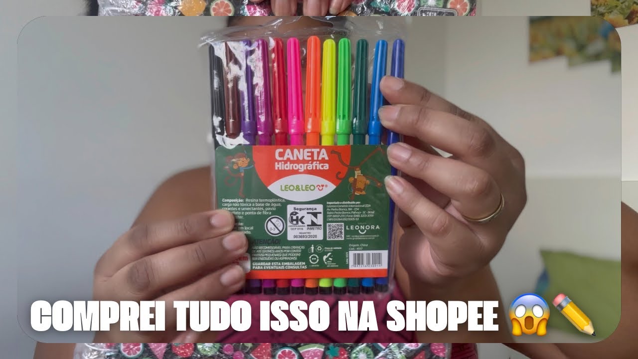MATERIAL ESCOLAR DA SHOPEE: BARATINHO OU ENGANAÇÃO? 👀📚